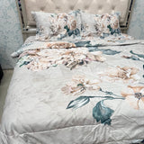 LUXURY KING TO SUPER KING DIGITAL PRINT COMFORTER / AC SET – 4 PIECE BEDDING SET
