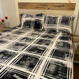 WINTER QUEEN SIZE 3 PCS FLAT BEDSHEET SET