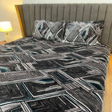 WINTER SUPER KING SIZE 3 PCS FLAT VELVET BEDSHEET SET