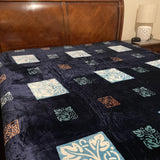 REVERSIBLE QUEEN ( KING) SIZE QUILT COVER