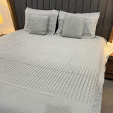 SUMMER DESIGNER 5 PCS SUPER KING SIZE BEDSHEET WITH SOFT EMBROIDERY