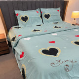 SUMMER KING SIZE 4 PCS QUILT COVER SET