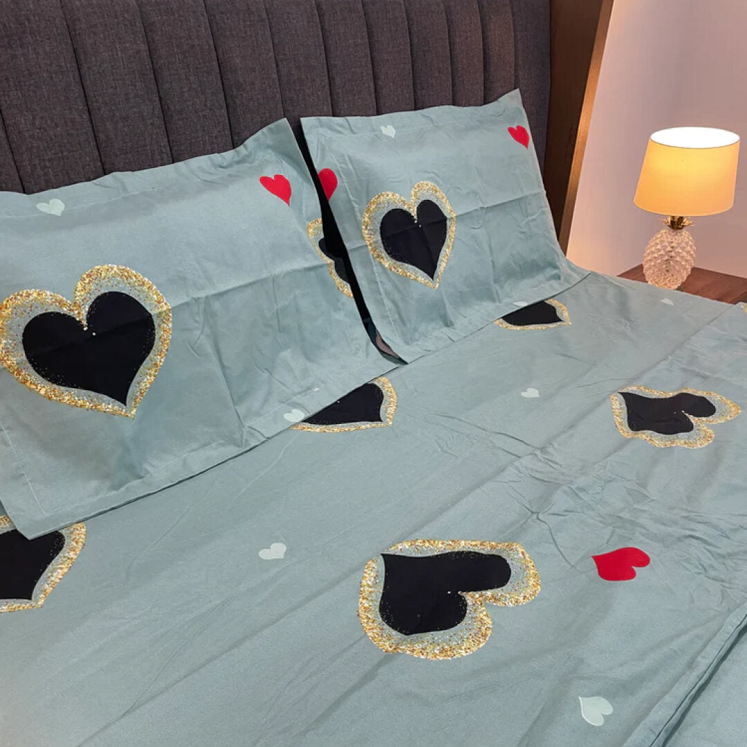 SUMMER KING SIZE 4 PCS QUILT COVER SET
