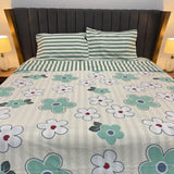 SUMMER KING SIZE REVERSIBLE 4 PCS QUILT COVER SET