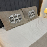 SUMMER PURE COTTON 3 PCS QUEEN SIZE FITTED BEDSHEET