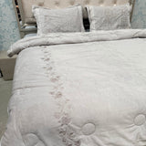 LUXURY HOTEL STYLE QUILT SET WITH EMBROIDERY SUPER KING SIZE BEDDING 👑✨