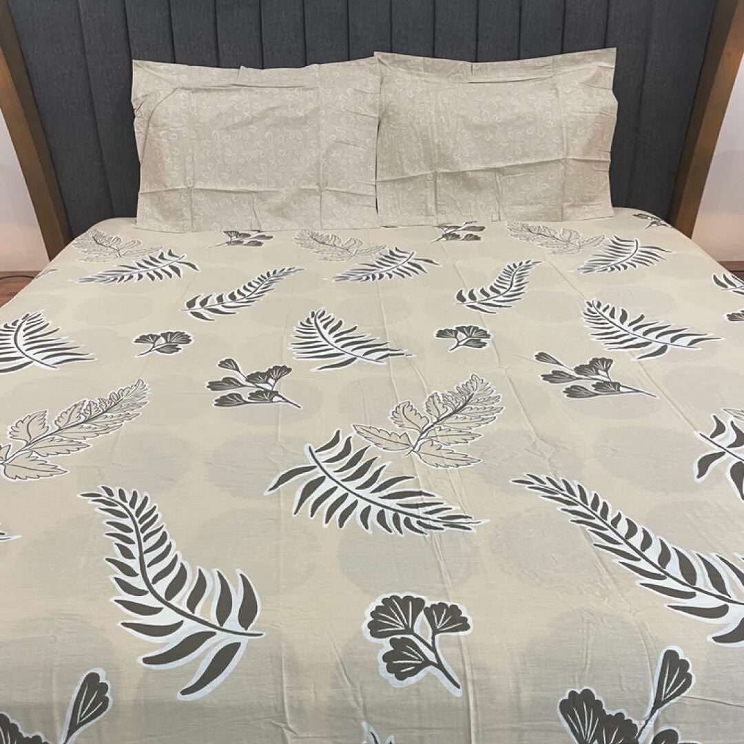 SUPER KING SIZE PURE COTTON FLAT BEDSHEET