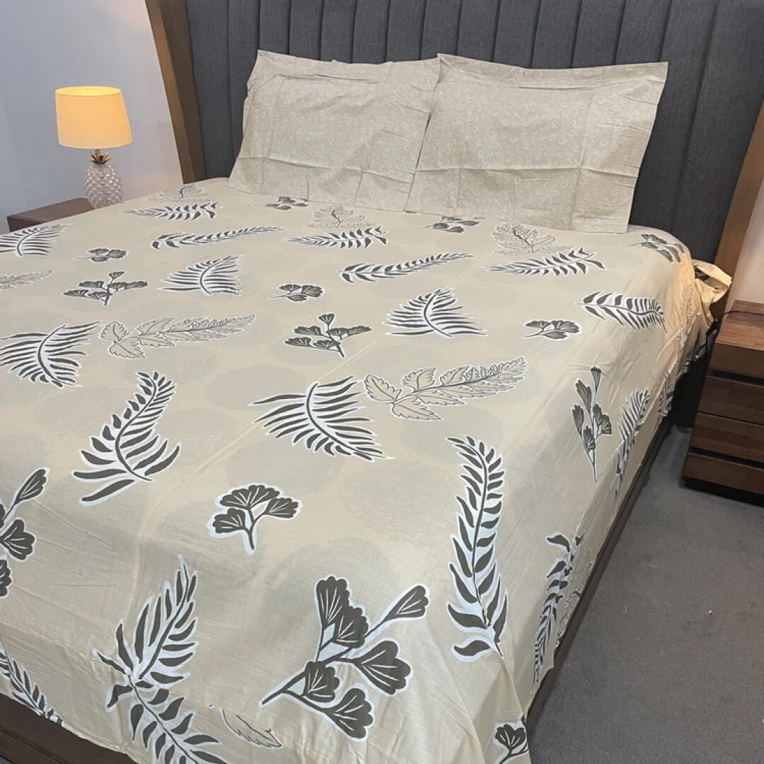 SUPER KING SIZE PURE COTTON FLAT BEDSHEET