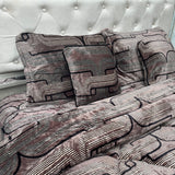 WINTER SUPER KING SIZE HEAVY QUILT SET IN VELVET