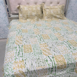 SUMMER BRANDED SUPER KING SIZE PURE COTTON BEDSHEET SET