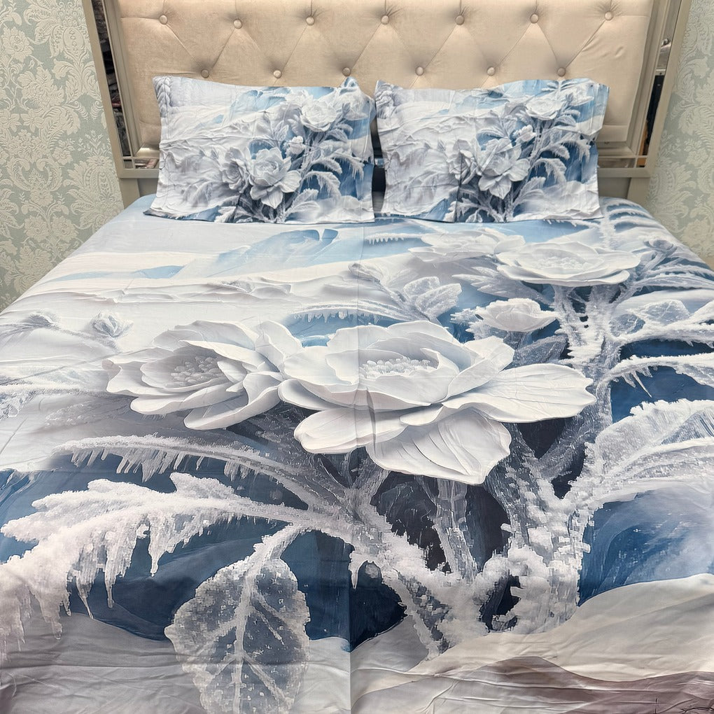 PREMIUM SOFT COTTON SUPER KING SIZE HEAVY BEDSHEET SET – 11D COLLECTION