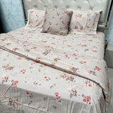 BRANDED PREMIUM 5-PIECE 100% COTTON COMFORTER SET WITH MATCHING CUSHION – SUMMER COLLECTION
