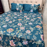 PREMIUM PURE COTTON SUPER KING SIZE BEDSHEET SET