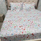 PURE COTTON QUEEN TO KING FITTED SHEET SET – SOFT & BREATHABLE