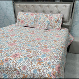 SUPER SOFT & LUXURIOUS 3 PCS QUEEN SIZE BEDCOVER SET IN COTTON