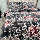 4-PIECE PREMIUM VELVET QUILT SET – SUPER KING SIZE LUXURY BEDDING