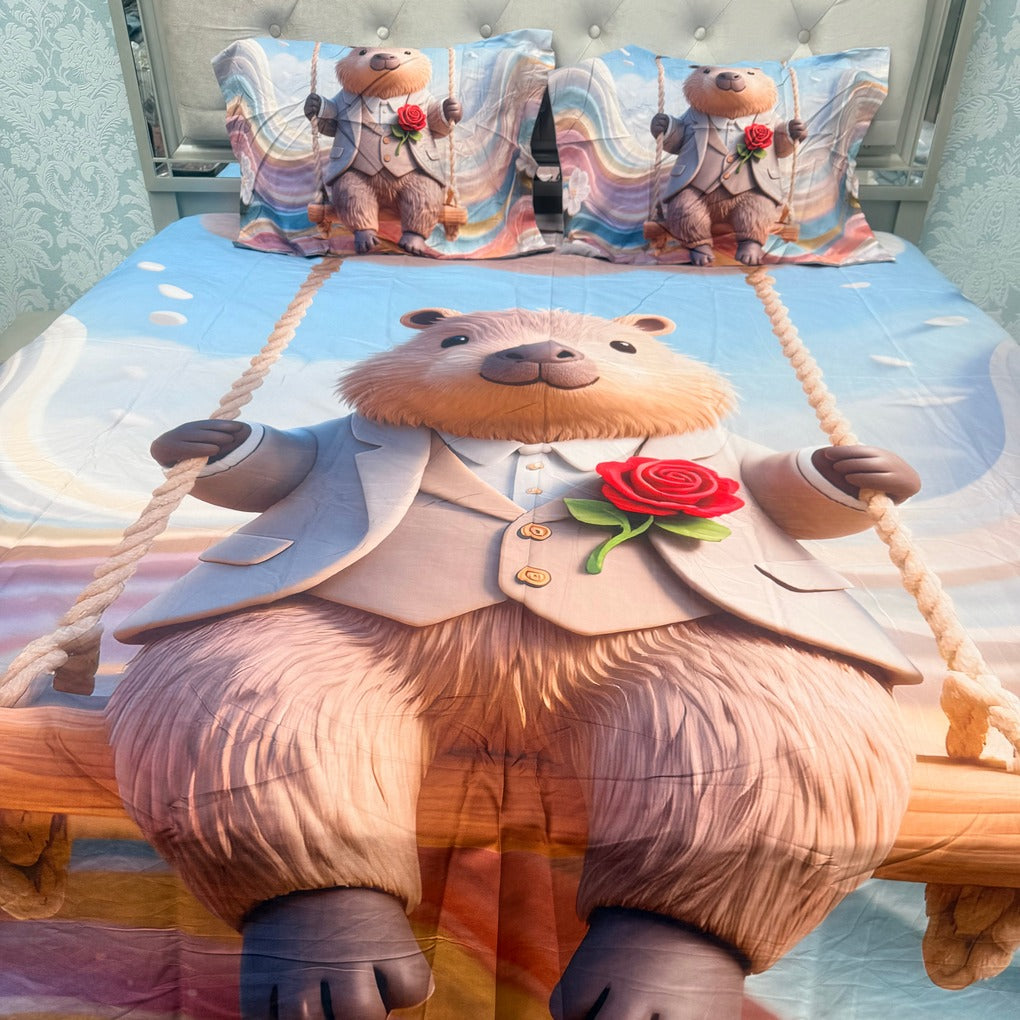 SUMMER BEAUTIFUL KING SIZE KIDS BEDSHEET