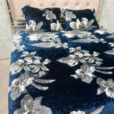 WINTER QUEEN SIZE FITTED BEDHSEET SET IN 3 PCS