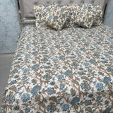 SUMMER QUILTED JAIPURI STYLE KING SIZE 5 PCS BEDHSEET SET