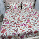PURE COTTON QUEEN TO KING FITTED SHEET SET – SOFT & BREATHABLE
