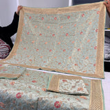 PREMIUM RUMALA SAHIB IN SILK 4 PCS WITH TWO PALKAN