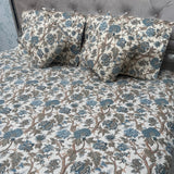 SUMMER QUILTED JAIPURI STYLE KING SIZE 5 PCS BEDHSEET SET