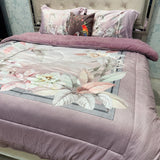 ROSEPETEL DIGITAL FLORAL PRINT QUILT SET | SUPER WARM & SOFT | QUEEN/KING