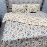JAIPURI PRINTS PURE COTTON VINTAGE FLORAL COMFORTER SET – KING TO SUPER KING