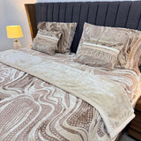 ROYAL LUXE EMBOSSED DESIGNER BLANKET SET- 6 PCS KING SIZE