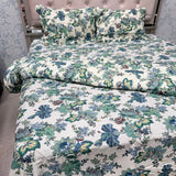 JAIPURI PRINTS PURE COTTON VINTAGE FLORAL COMFORTER SET – KING TO SUPER KING