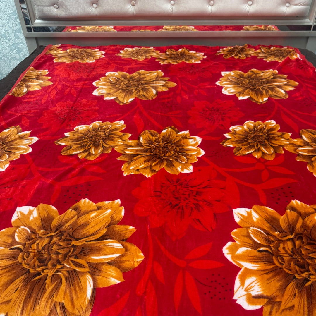 WINTER SINGLE KING SIZE REVERSIBLE QUILT COVER