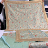 PREMIUM RUMALA SAHIB IN SILK 4 PCS WITH TWO PALKAN