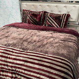 DESINER 6 PCS SUPER KING SIZE QUILT SET IN VELVET