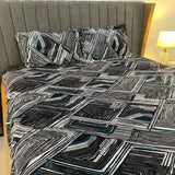 WINTER SUPER KING SIZE 3 PCS FLAT VELVET BEDSHEET SET