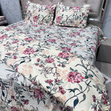JAIPURI PRINTS PURE COTTON VINTAGE FLORAL COMFORTER SET – KING TO SUPER KING