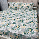 PURE COTTON QUEEN TO KING FITTED SHEET SET – SOFT & BREATHABLE