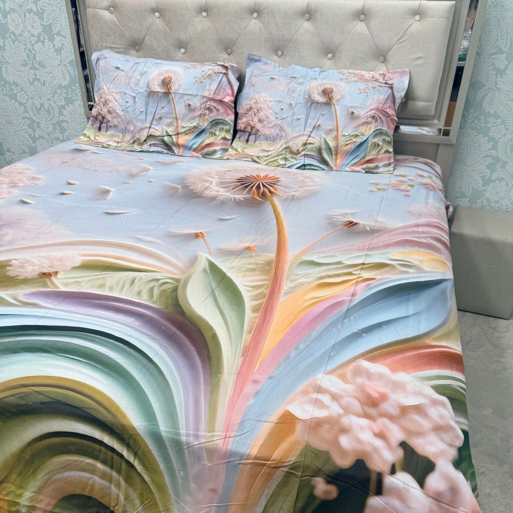 PREMIUM SOFT COTTON SUPER KING SIZE HEAVY BEDSHEET SET – 11D COLLECTION