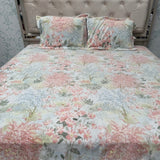 WINTER DIGITAL PRINT KING SIZE 3 PCS ANTI SKID BEDSHEET