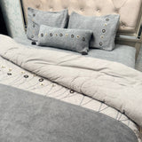 LUXURIOUS EXTRA WARM QUILT SET WITH FITTED SHEET ( queen to king size)