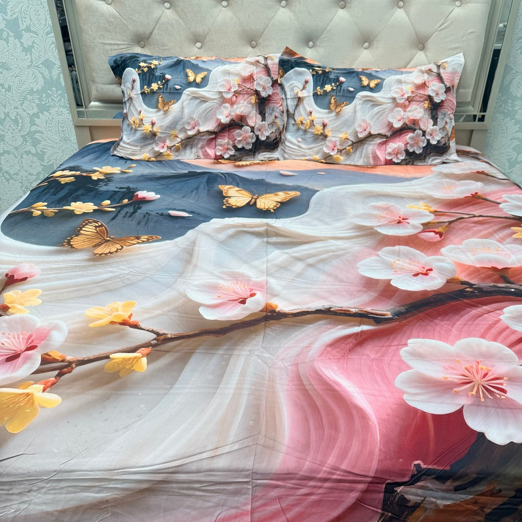 PREMIUM SOFT COTTON SUPER KING SIZE HEAVY BEDSHEET SET – 11D COLLECTION