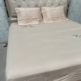 SUMMER BRANDED PURE COTTON EMBROIDERY SUPER KING SIZE BEDSHEET SET