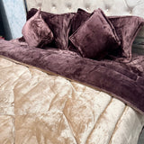 TITLIS PREMIUM 6-PIECE REVERSIBLE QUILT SET WITH FITTED-TYPE SHEET – QUEEN TO KING SIZE