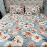 WINTER ANTI SKID 3 PCS KING SIZE FLAT BEDSHEET SET