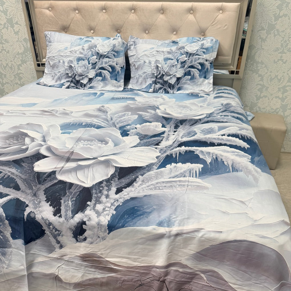 PREMIUM SOFT COTTON SUPER KING SIZE HEAVY BEDSHEET SET – 11D COLLECTION