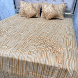 SUMNER DESINER SUPER KING SIZE PURE COTTON BEDSHEET WITH EMBROIDERY