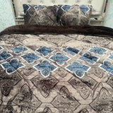 WINTER SUPER KING SIZE QUILT SET WITH FITTED SHEET AND 2 CUSIONS PREMIUM QUALITY SUPER WARM SET