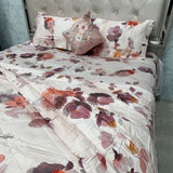 PREMIUM PURE COTTON SUPER KING SIZE 5 -PIECE COMFORTER & AC BEDDING SET – LUXURY YEAR-ROUND COMFORT