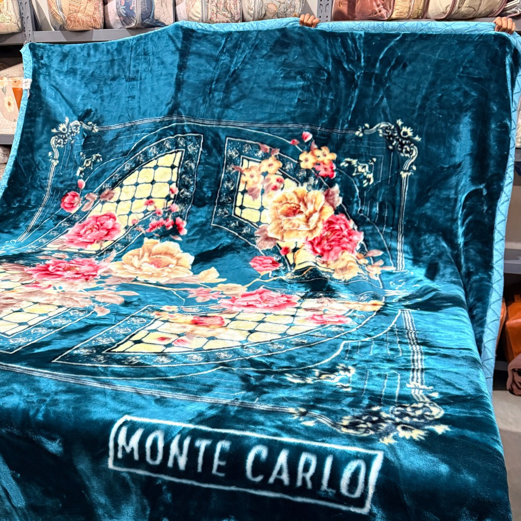 MONTE CARLO KING SIZE DOUBLE PLY BLANKET – PREMIUM SOFT & WARM WINTER BLANKET
