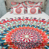 SUMMER JAIPURI STYLE 5 PCS KING SIZE BEDCOVER SET