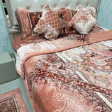10-PIECE LUXURY QUEEN SIZE DESIGNER BLANKET SET – KING SIZE | FRINGED BEDDING SET WITH FLOOR MATS & MATCHING SLIPPERS